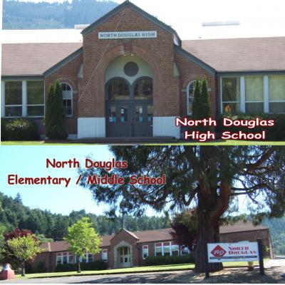 North Douglas High school, middle school, and elementary